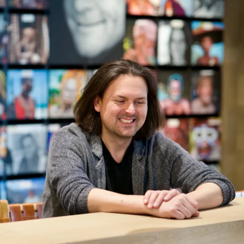 Andreas im kreativen Umfeld