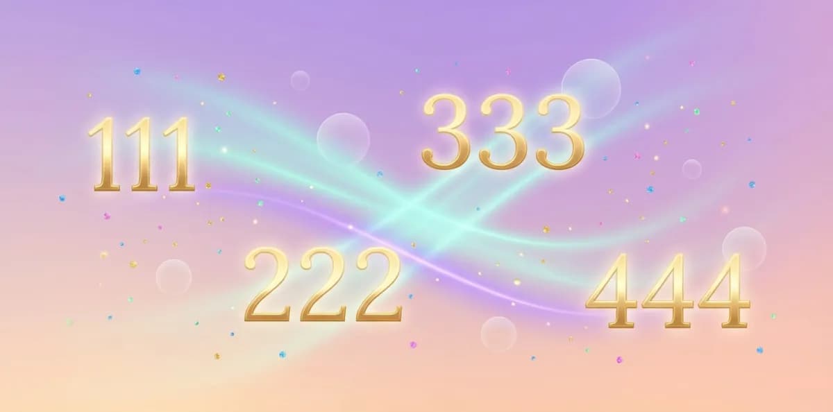 Engelszahlen Bedeutung: 111, 222, 333, 444 und ihre Botschaft