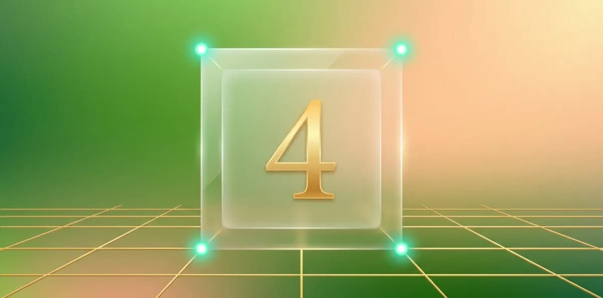 Lebenszahl 4 Bedeutung: Der ruhige Fels, der alles trägt